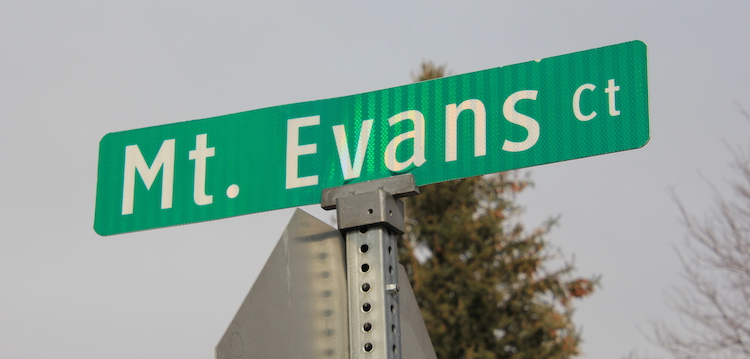 Mt. Evans Court, Louisville, CO. Photo/Allen Best