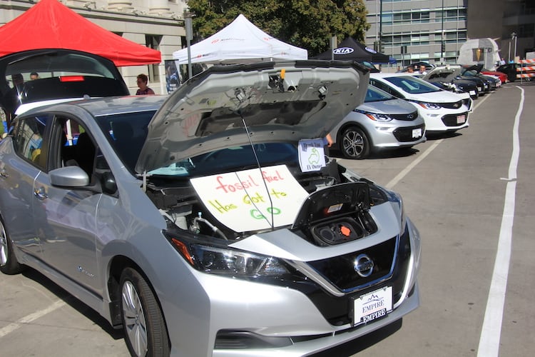 electric vehicles EVs at Denver City Hall