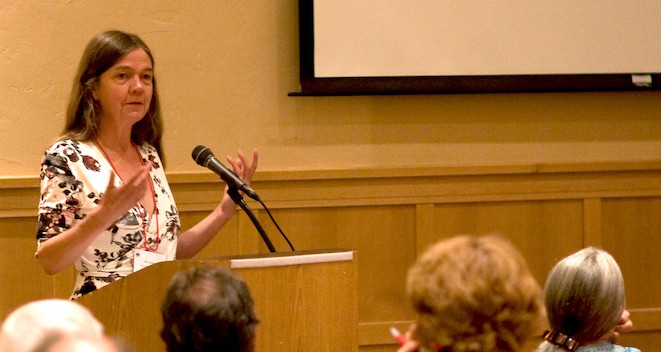 Patty LImerick, 2007, CRES conference, Dan Bihn photo