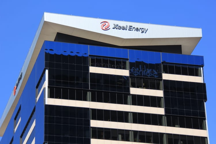 Xcel Energy top of buliding August 2022