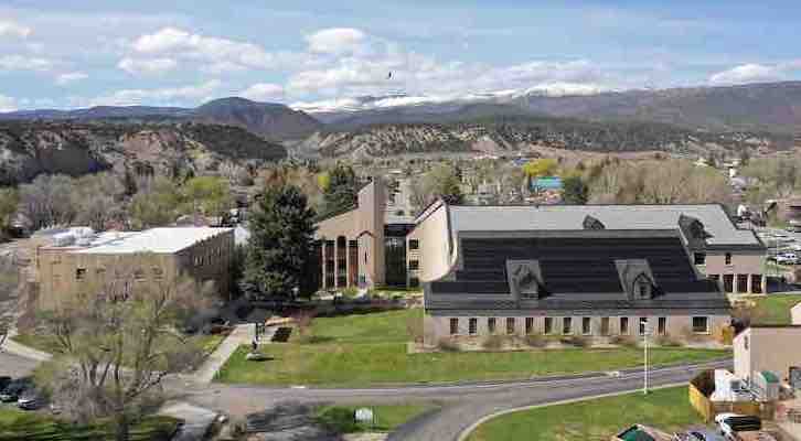 Eagle County Administrative Building and others from drone