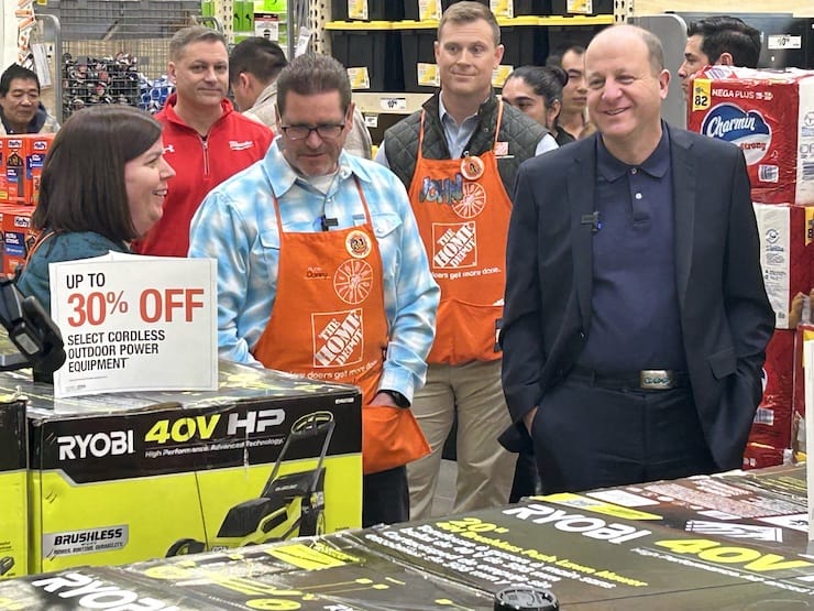 Polis goes electric in lawn and garden at a Home Depot