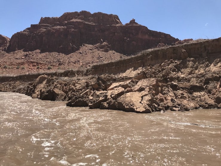 Glen Canyon Dam has created a world of mud