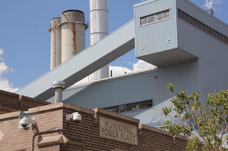 Drake coal plant, Colorado Springs, August 2021