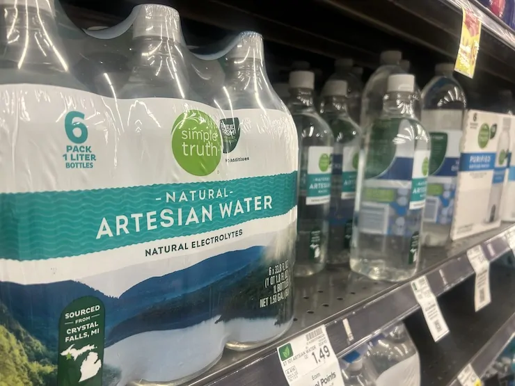 Must water be enhanced and encased in plastic?